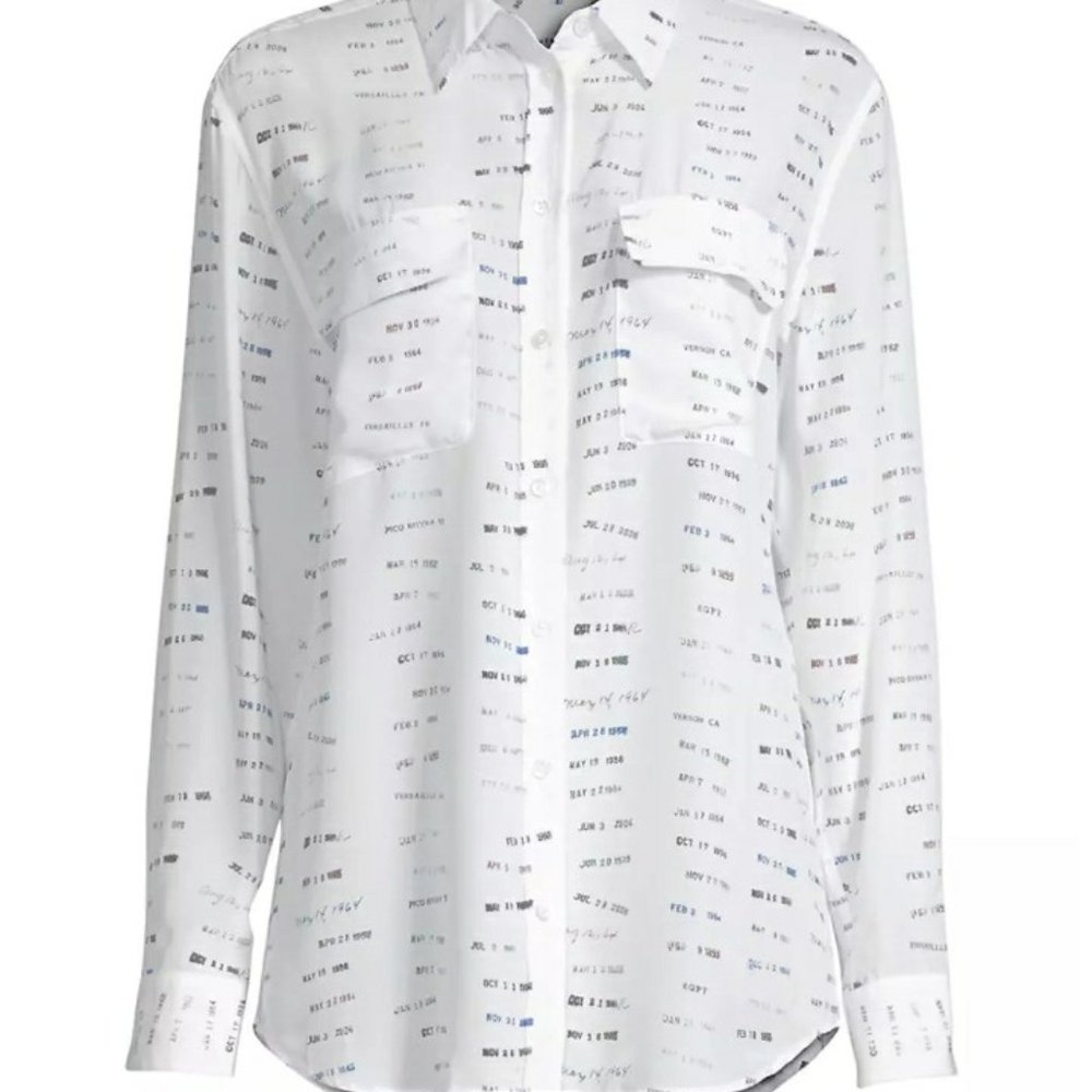 *ISO* Equipment Signature Shirt - Library Stamp Dates Print